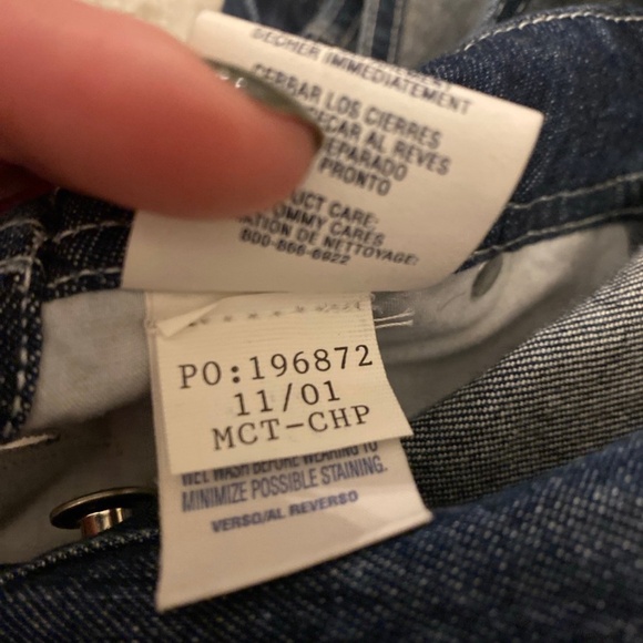 Tommy Hilfiger overalls Women’s small vintage Y2K - Picture 7 of 7